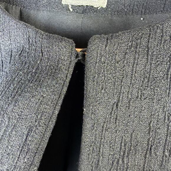 Chico's Travelers Women's Large 2 Black Jacket Artsy 3/4 Sleeve Lined career - Picture 3 of 11